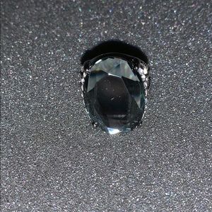 Black Oval Stone Lia Sophia Ring